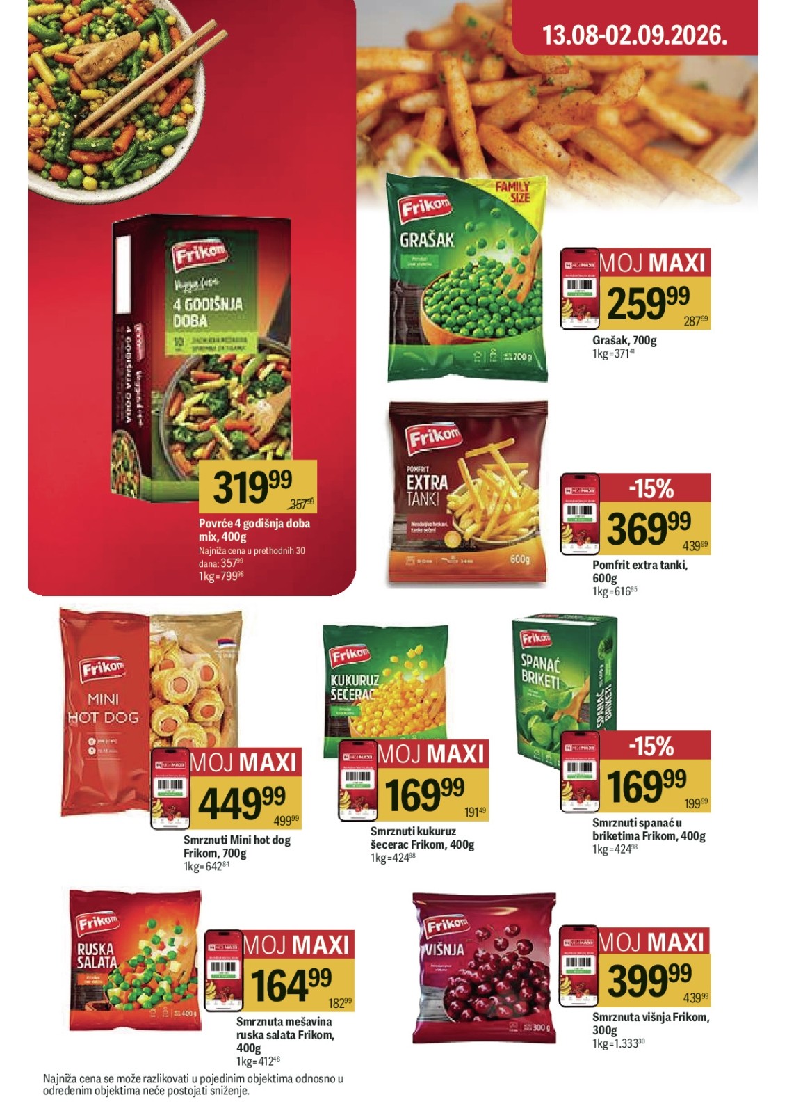 Maxi katalog akcija strana 21 – važi od 13.8. do 2.9.2026.