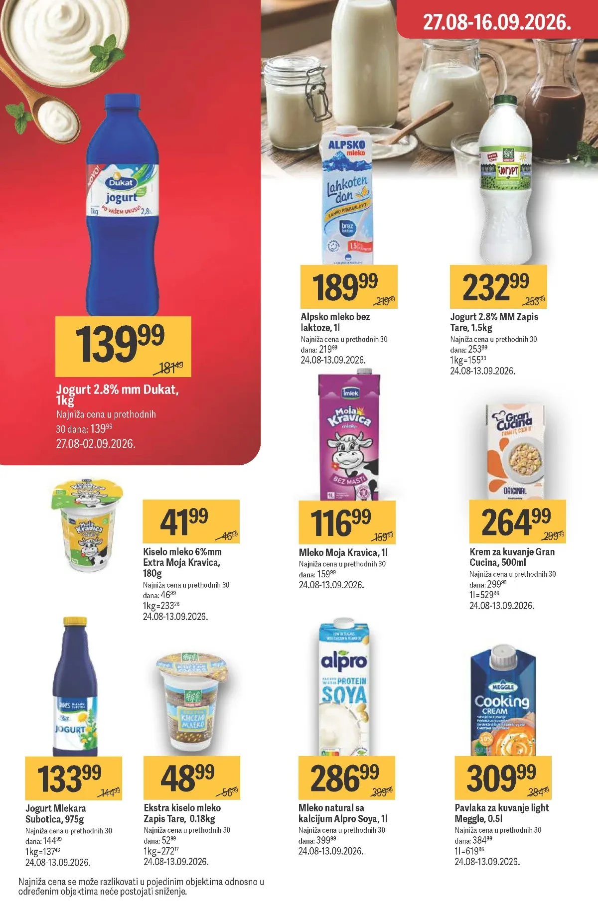 Maxi katalog akcija strana 27 – važi od 27.8. do 16.9.2026.