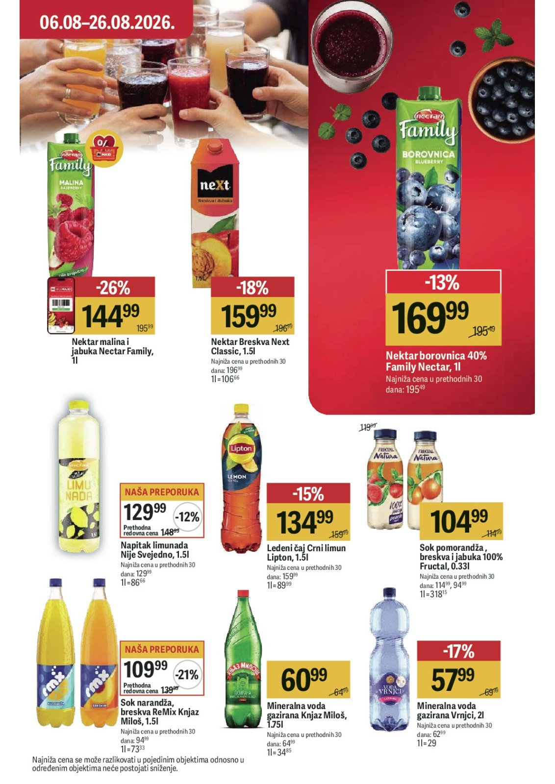 Maxi katalog akcija strana 27 – važi od 6.8. do 26.8.2026.