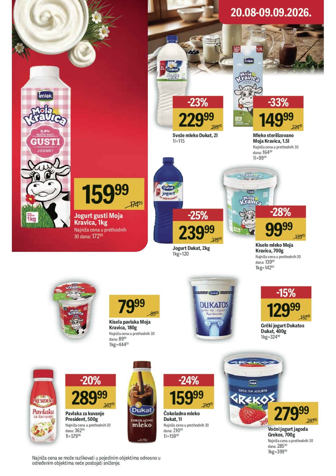 Maxi katalog akcija strana 27 – važi od 20.8. do 9.9.2026.