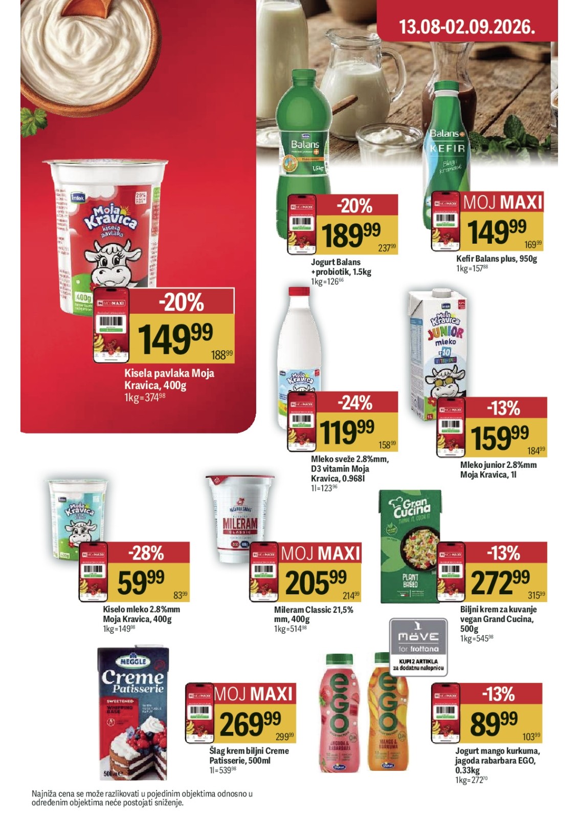 Maxi katalog akcija strana 29 – važi od 13.8. do 2.9.2026.