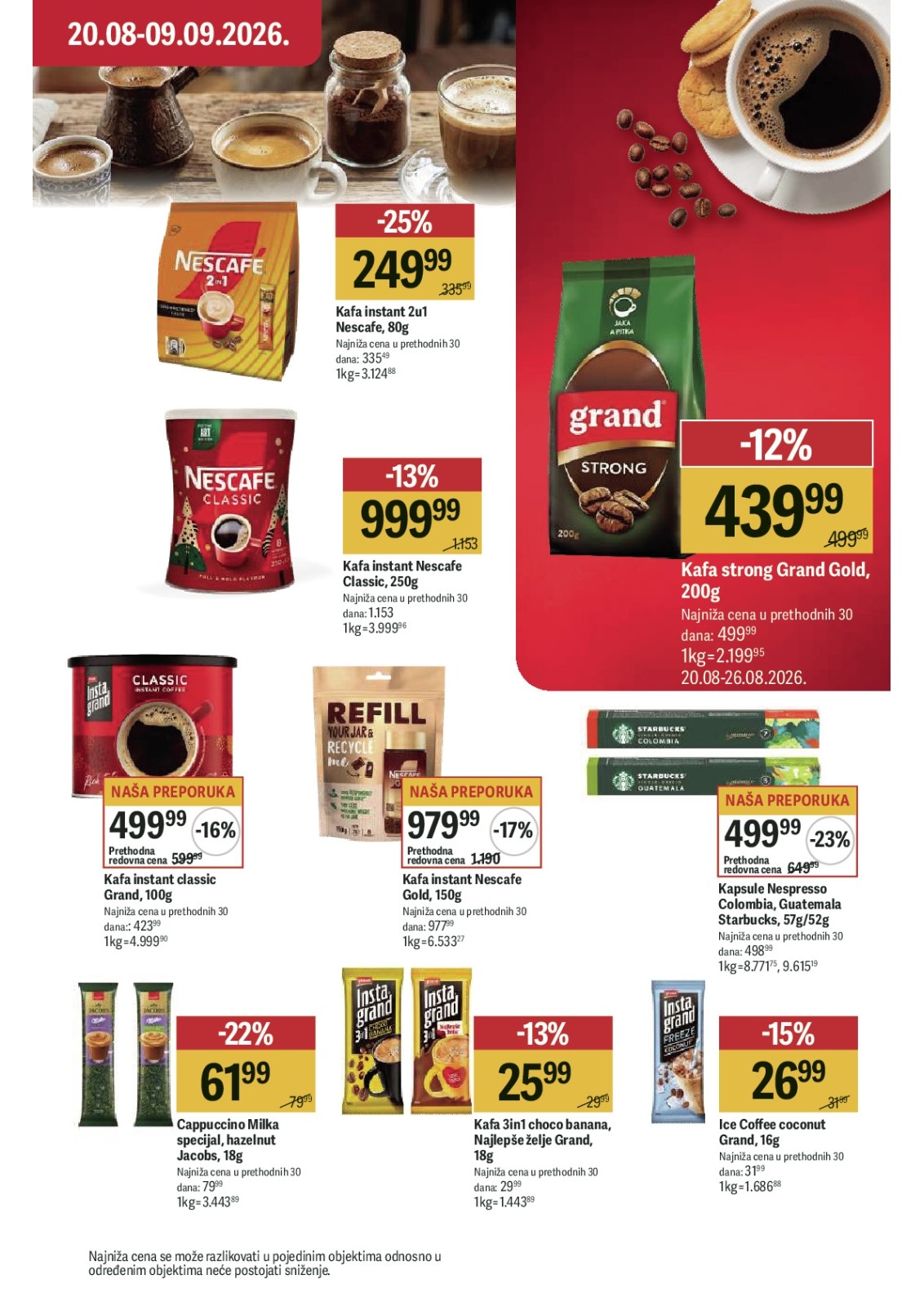 Maxi katalog akcija strana 29 – važi od 20.8. do 9.9.2026.