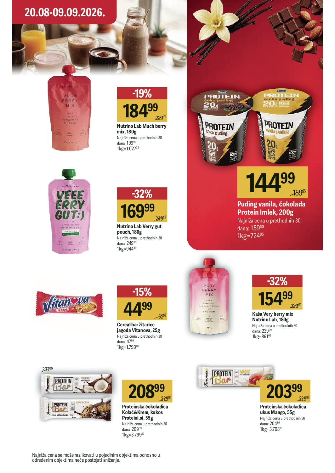 Maxi katalog akcija strana 33 – važi od 20.8. do 9.9.2026.