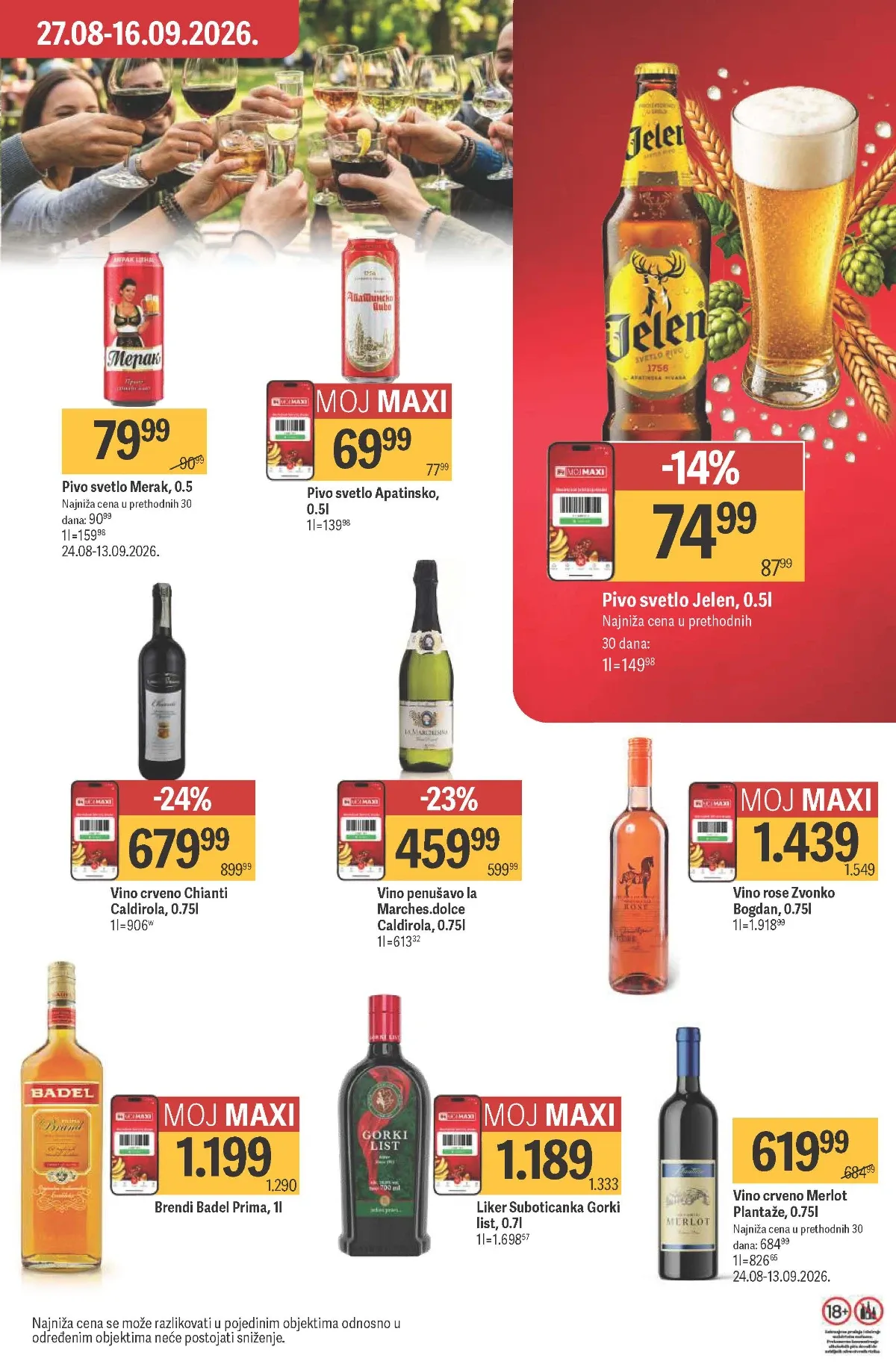 Maxi katalog akcija strana 43 – važi od 27.8. do 16.9.2026.