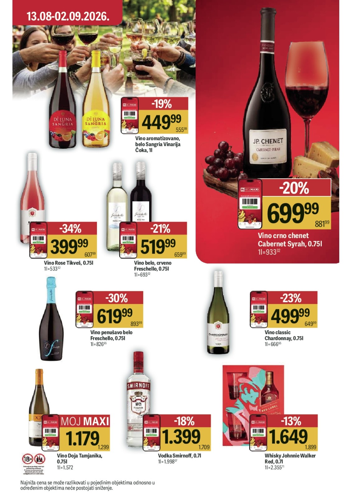 Maxi katalog akcija strana 47 – važi od 13.8. do 2.9.2026.