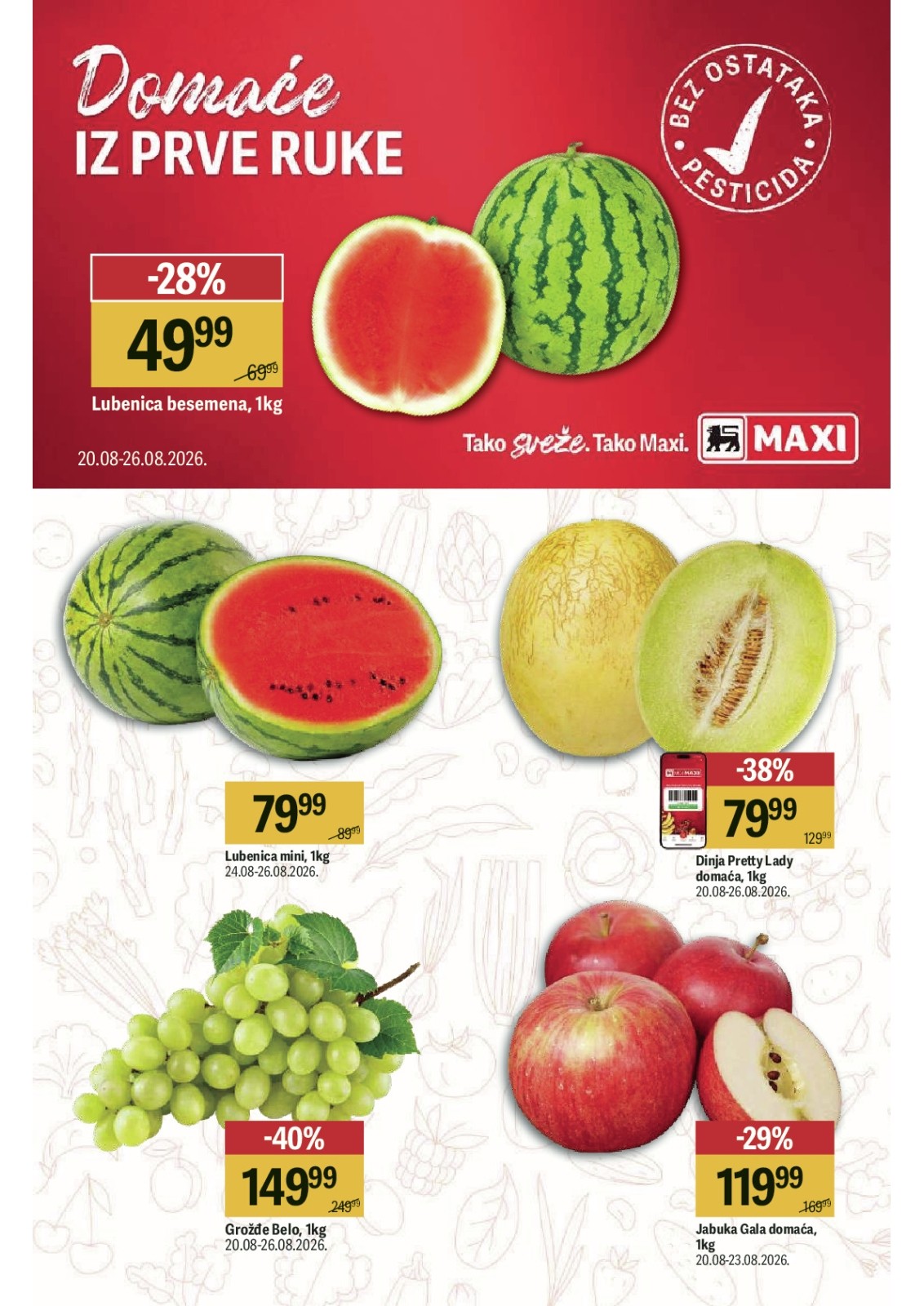 Maxi katalog akcija strana 5 – važi od 20.8. do 9.9.2026.