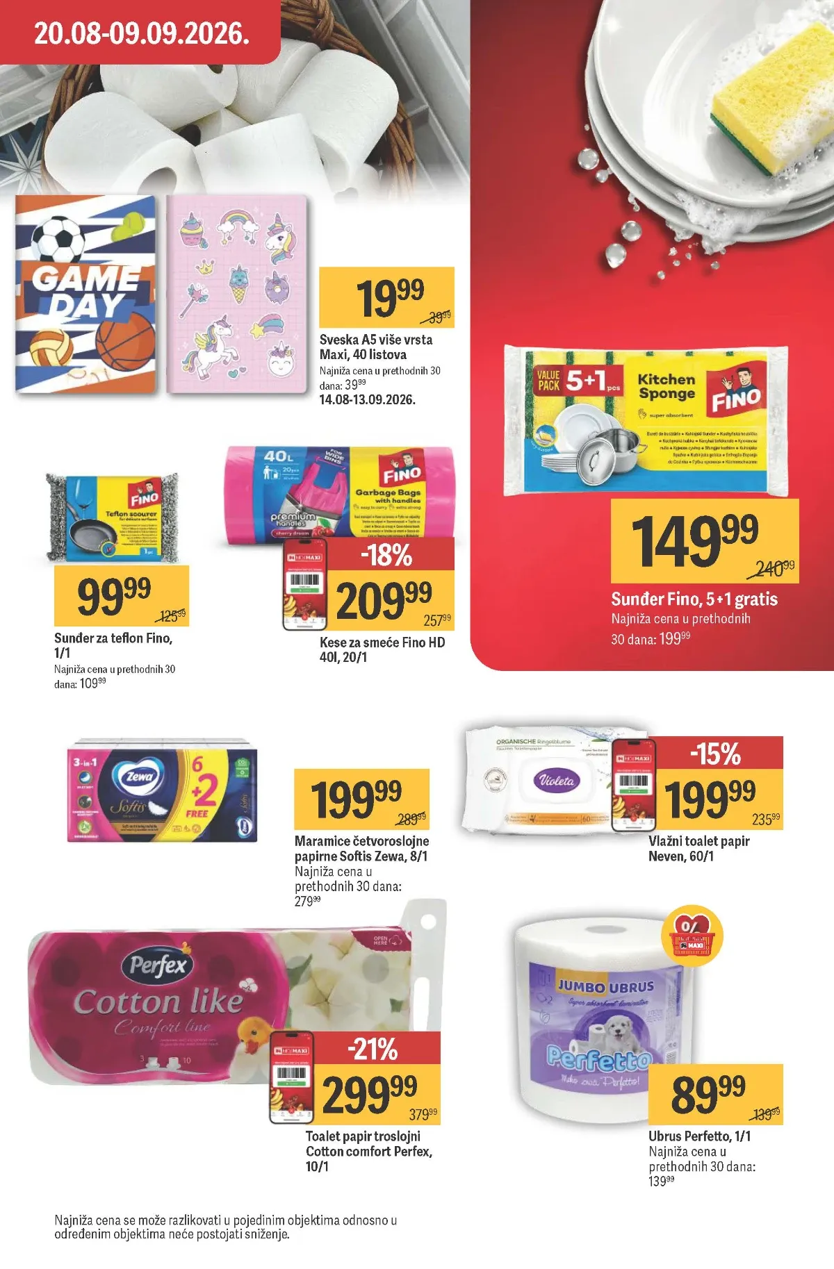 Maxi katalog akcija strana 51 – važi od 27.8. do 16.9.2026.