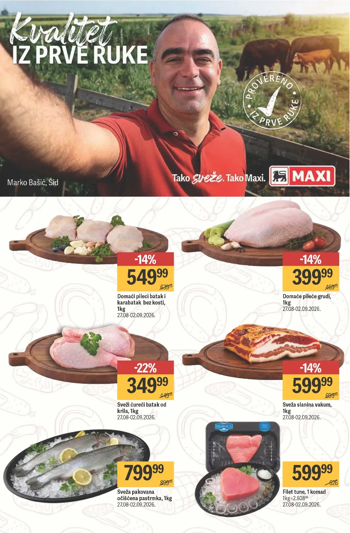 Maxi katalog akcija strana 7 – važi od 27.8. do 16.9.2026.