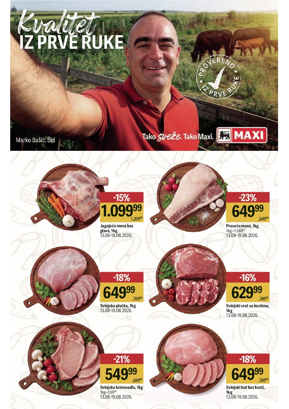 Maxi katalog akcija strana 7 – važi od 13.8. do 2.9.2026.