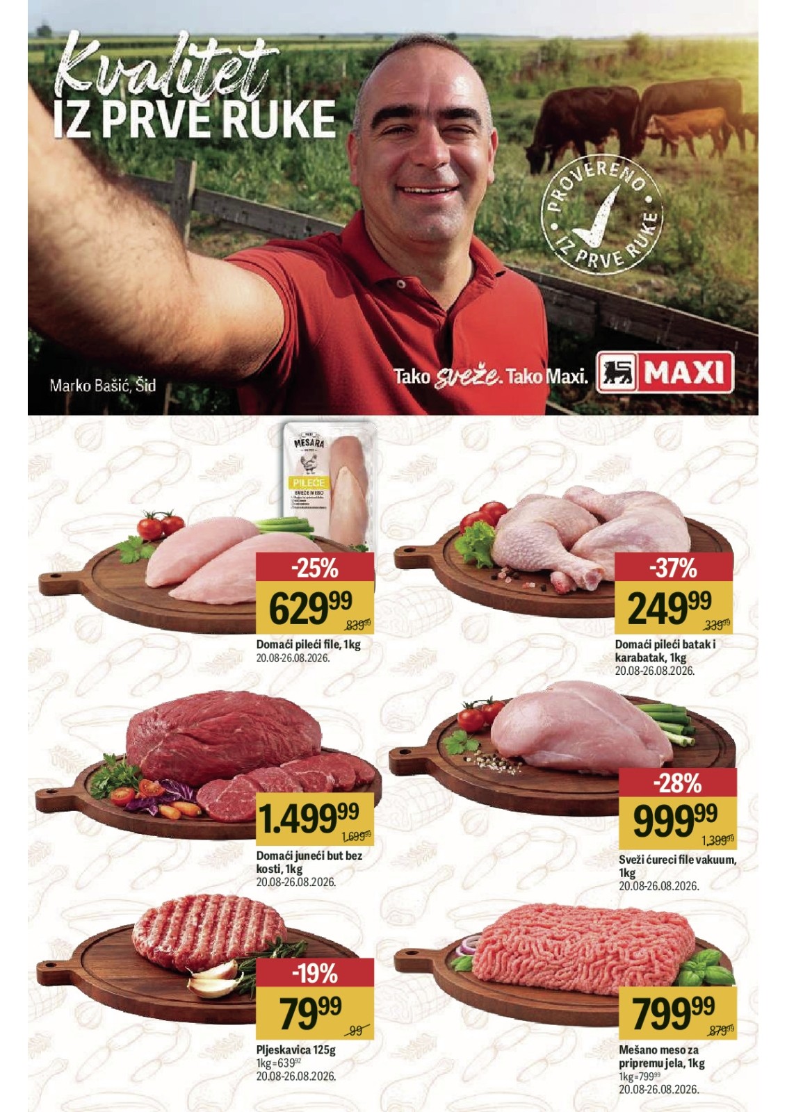 Maxi katalog akcija strana 7 – važi od 20.8. do 9.9.2026.