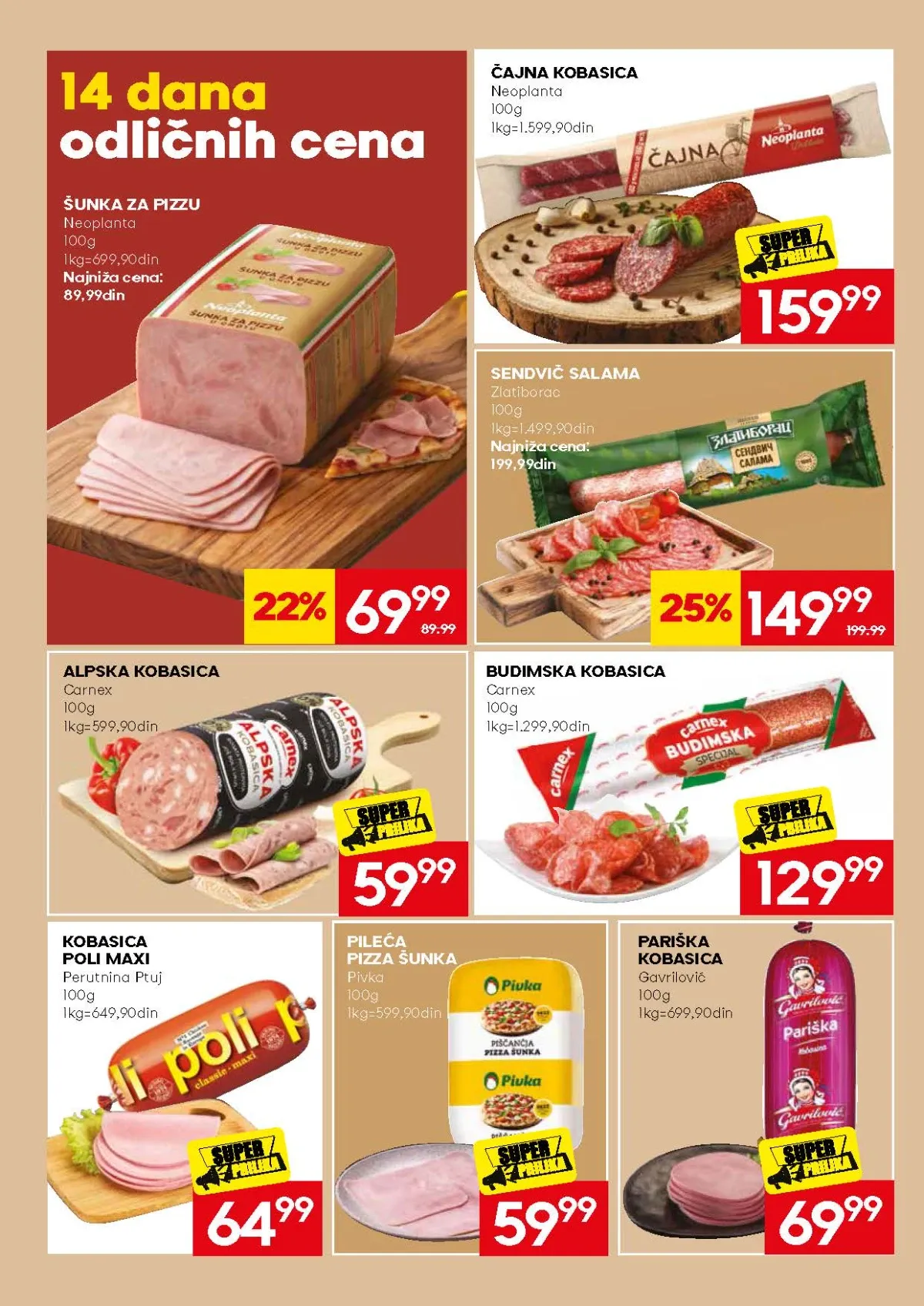 Mercator katalog akcija strana 10 – važi od 31.8. do 13.9.2026.