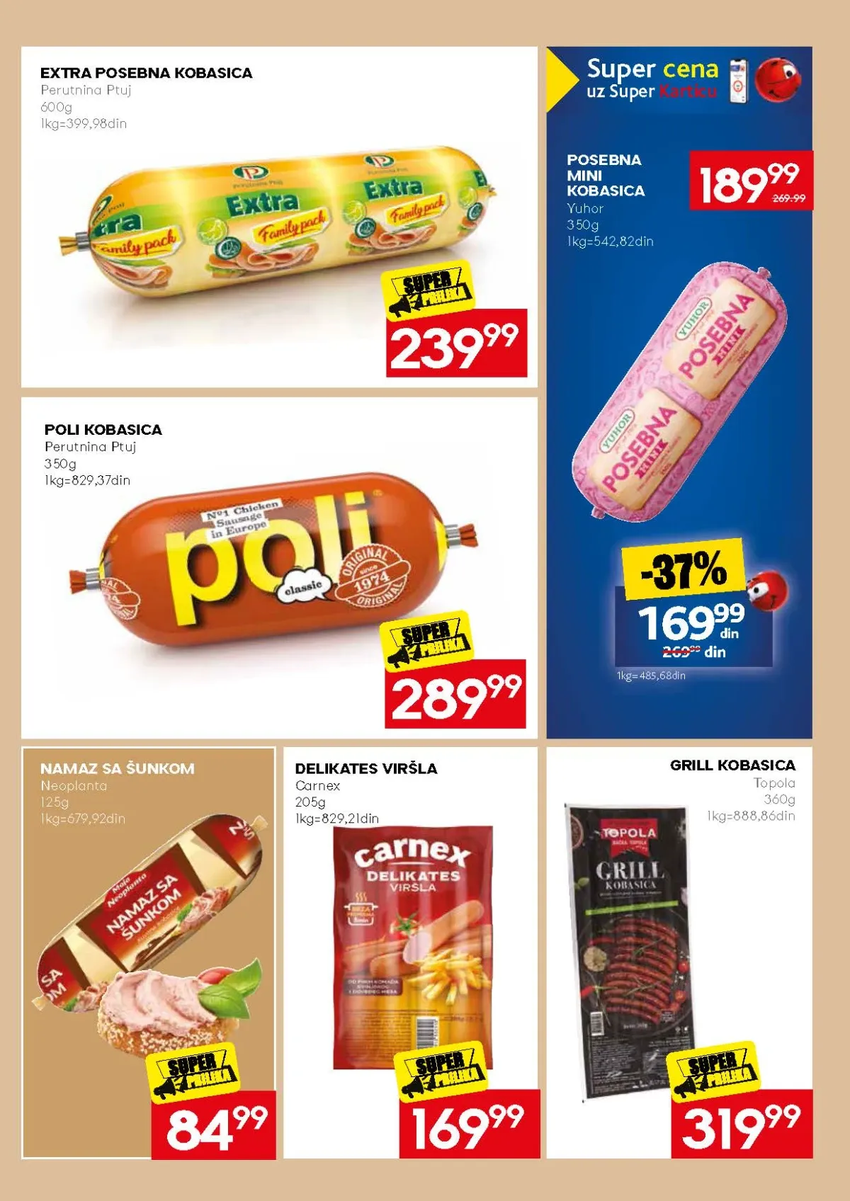 Mercator katalog akcija strana 13 – važi od 31.8. do 13.9.2026.