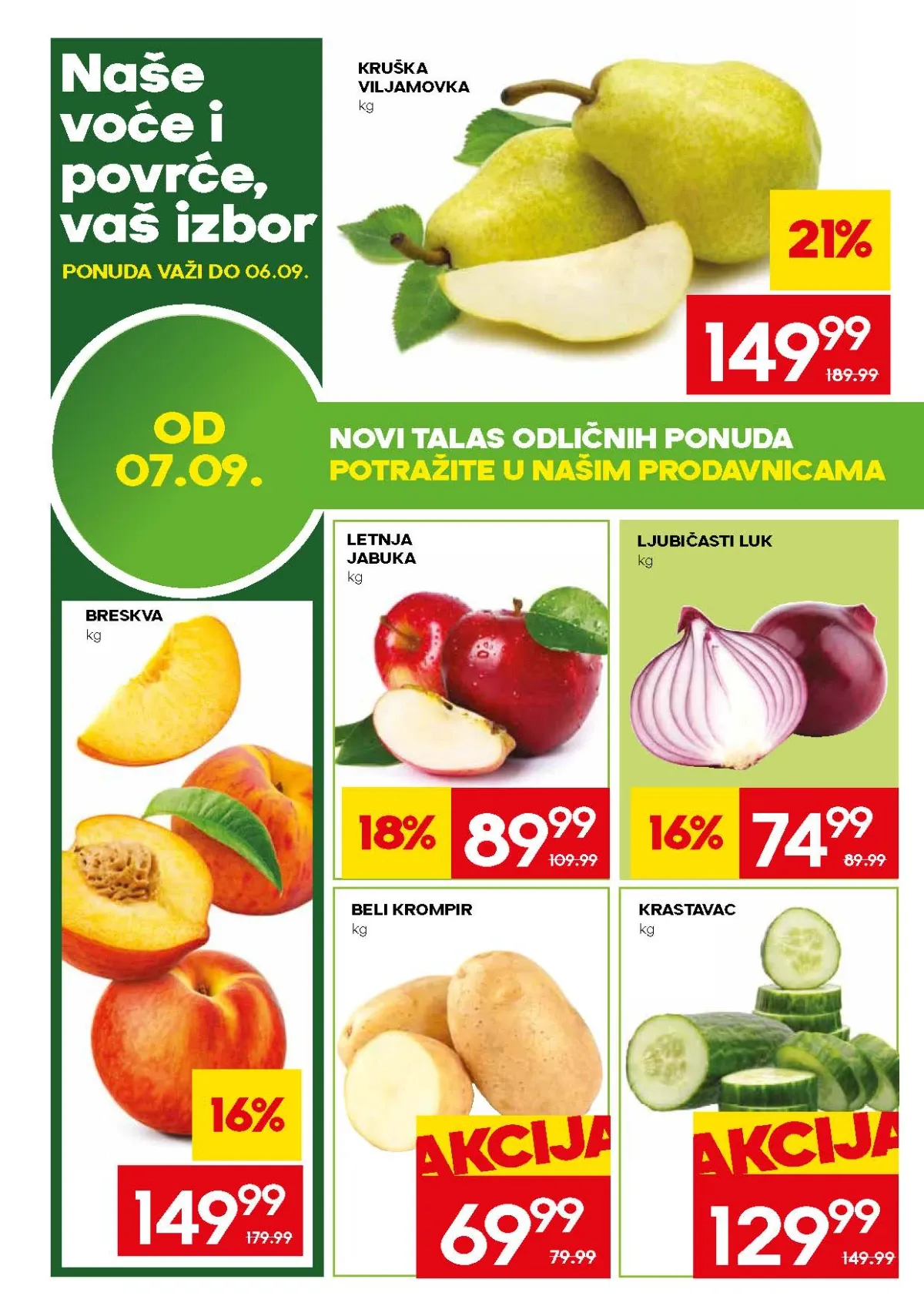 Mercator katalog akcija strana 2 – važi od 31.8. do 13.9.2026.