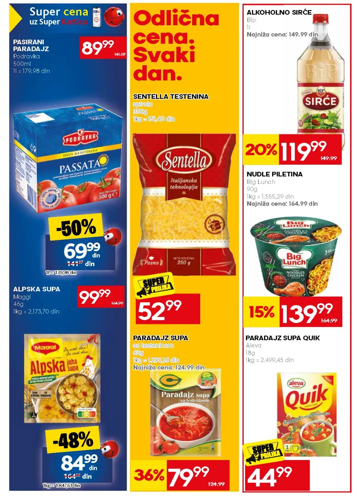 Mercator katalog akcija strana 33 – važi od 31.8. do 13.9.2026.