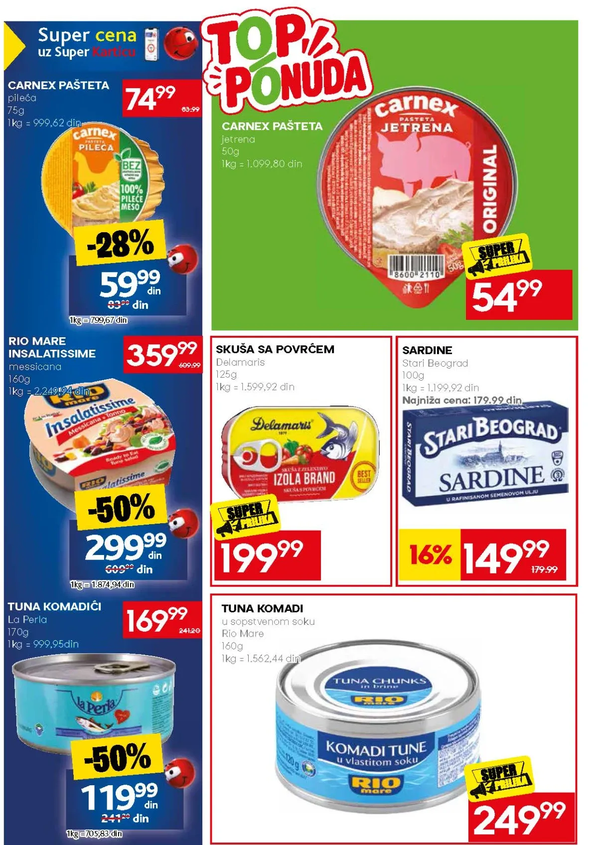 Mercator katalog akcija strana 34 – važi od 31.8. do 13.9.2026.