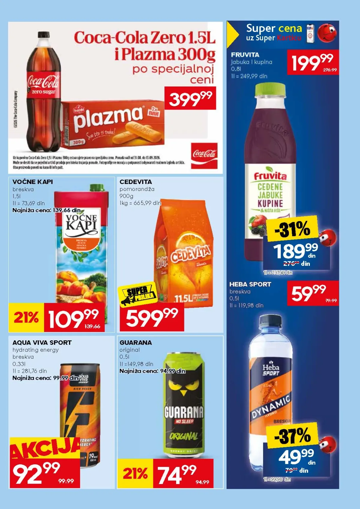 Mercator katalog akcija strana 45 – važi od 31.8. do 13.9.2026.