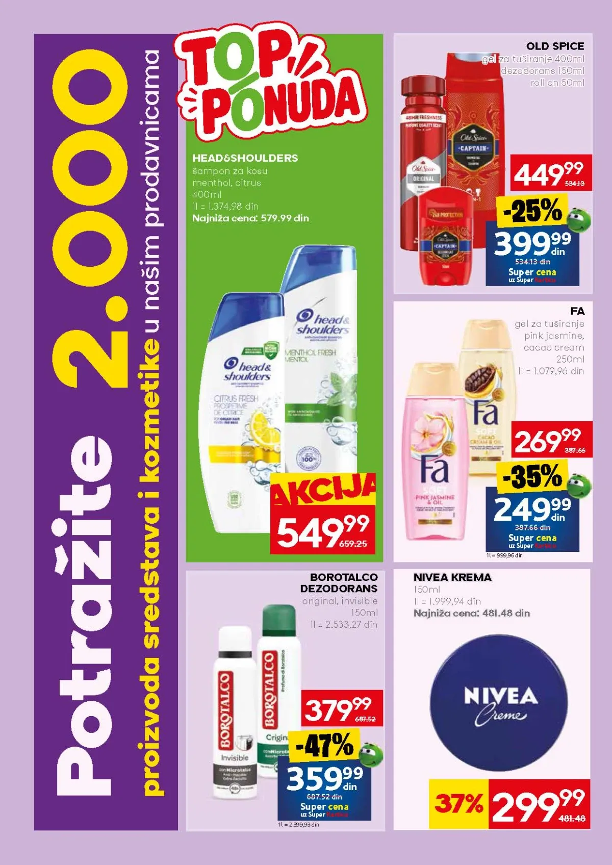 Mercator katalog akcija strana 50 – važi od 31.8. do 13.9.2026.