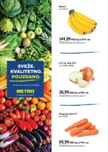 Metro katalog akcija strana 1 – važi od 25.8. do 31.8.2026.