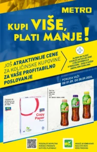 Metro katalog akcija strana 1 – važi od 1.9. do 30.9.2026.