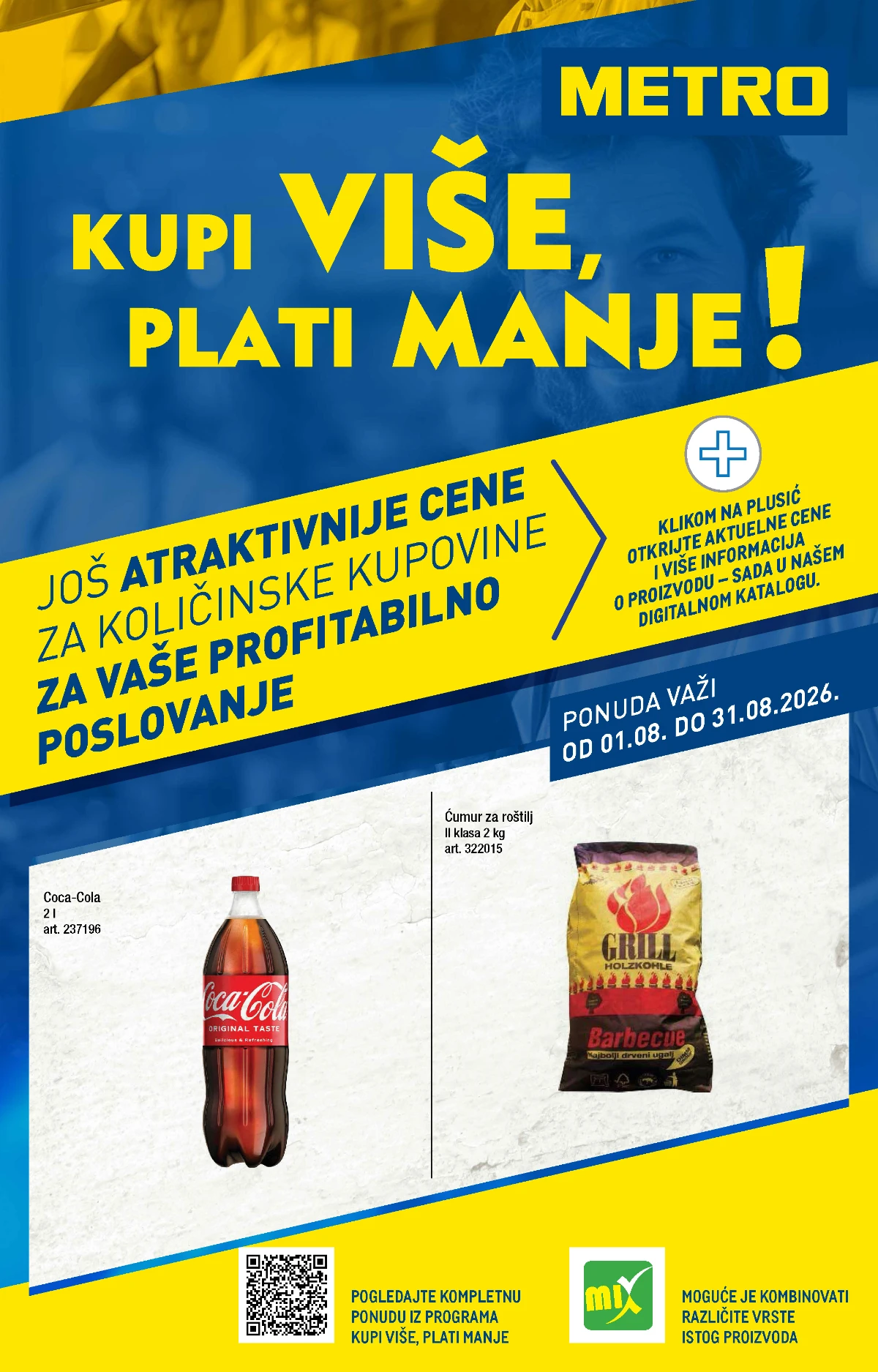 Metro katalog akcija strana 1 – važi od 1.8. do 31.8.2026.