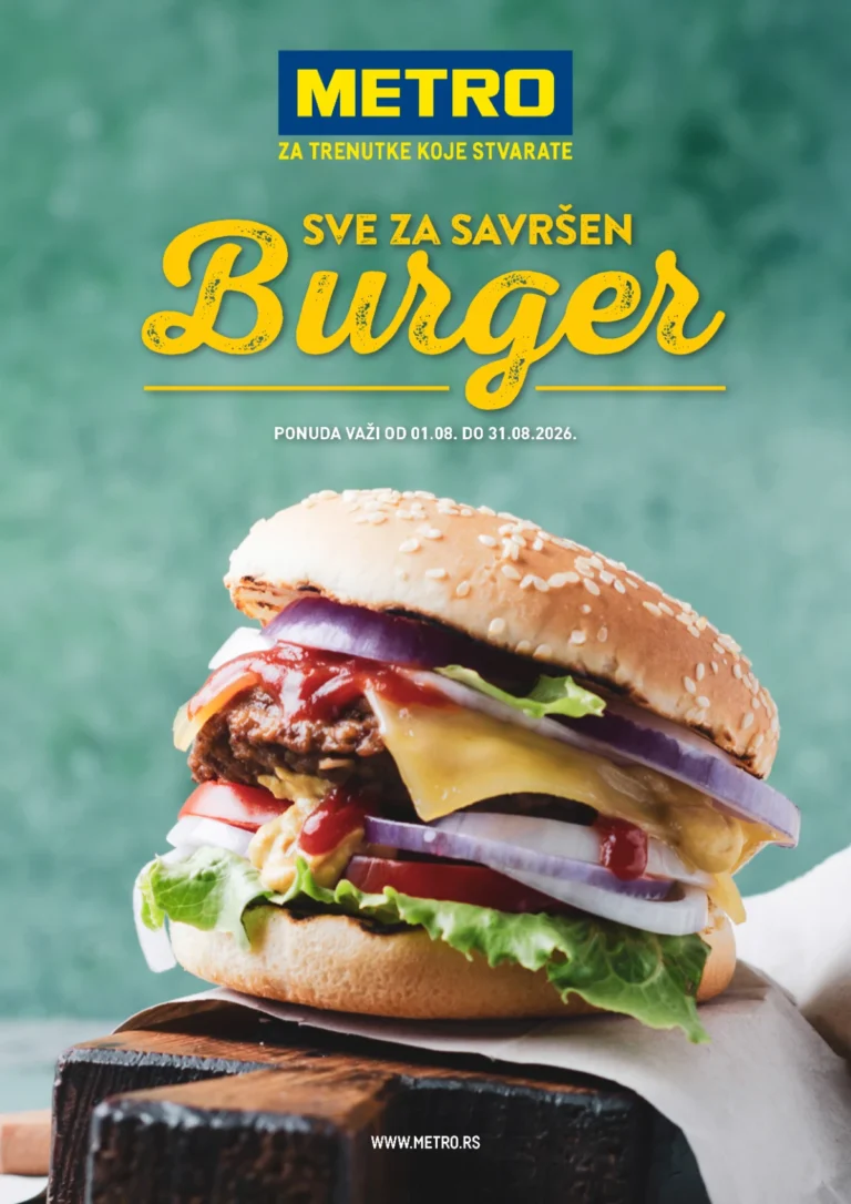 Metro katalog akcija strana 1 – važi od 1.8. do 31.8.2026.