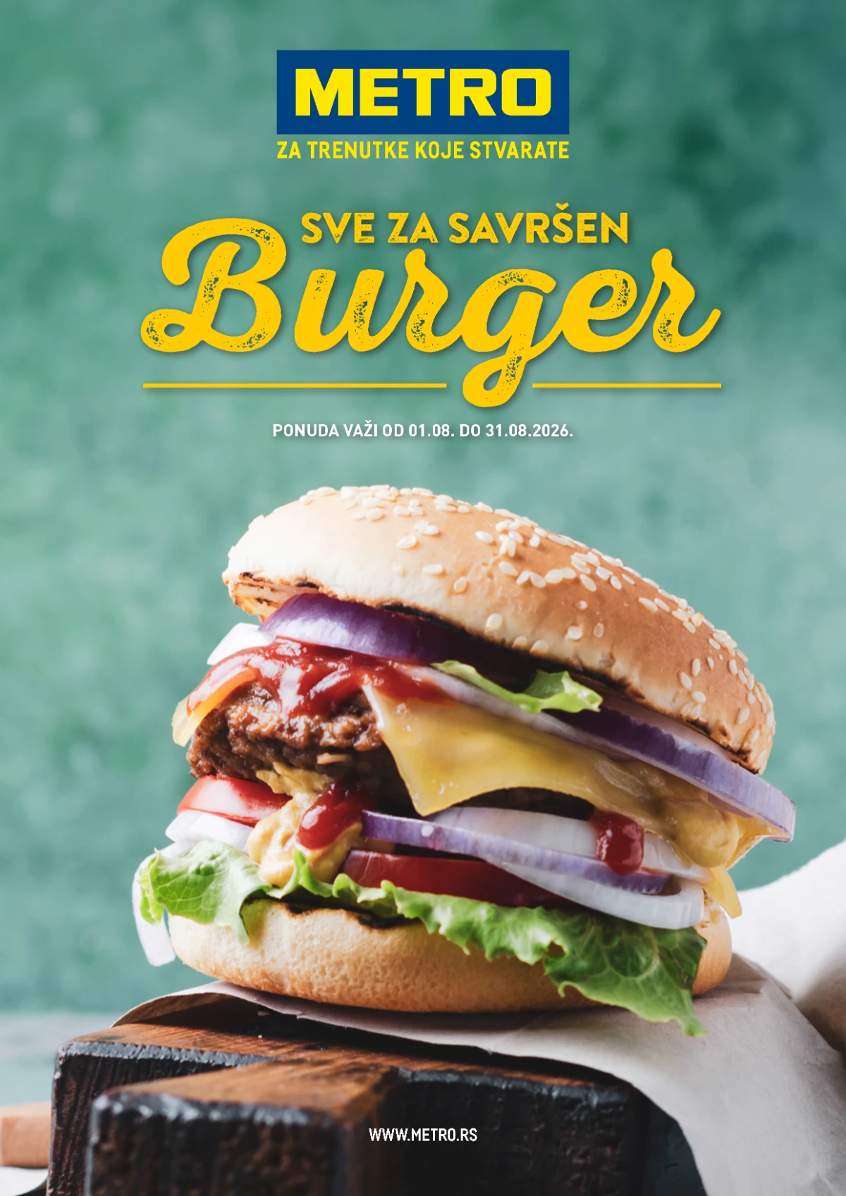 Metro katalog akcija strana 1 – važi od 1.8. do 31.8.2026.