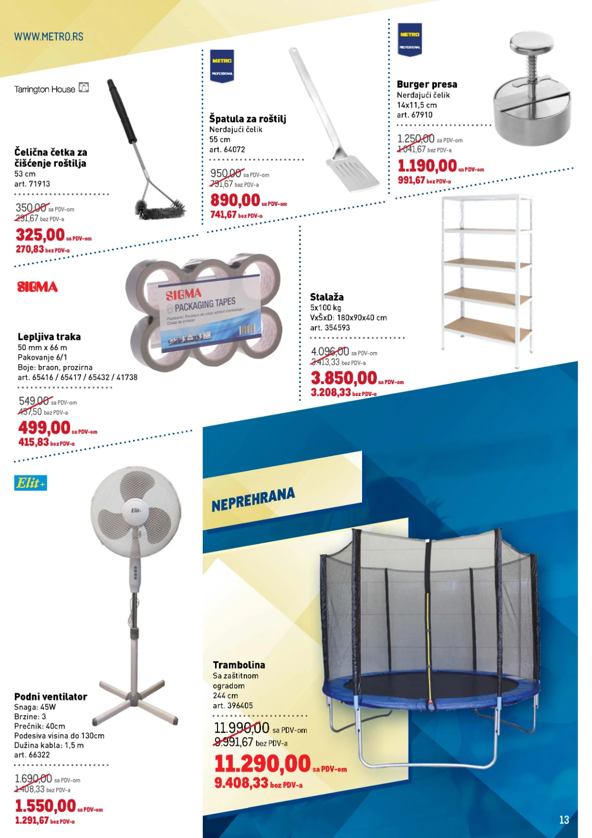 Metro katalog akcija strana 13 – važi od 20.8. do 2.9.2026.