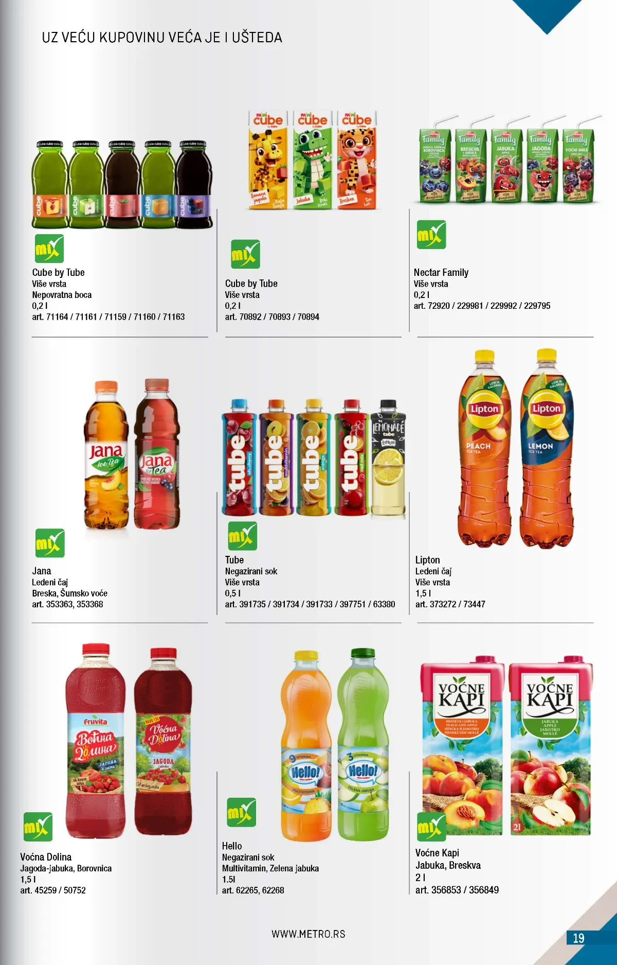 Metro katalog akcija strana 19 – važi od 1.9. do 30.9.2026.