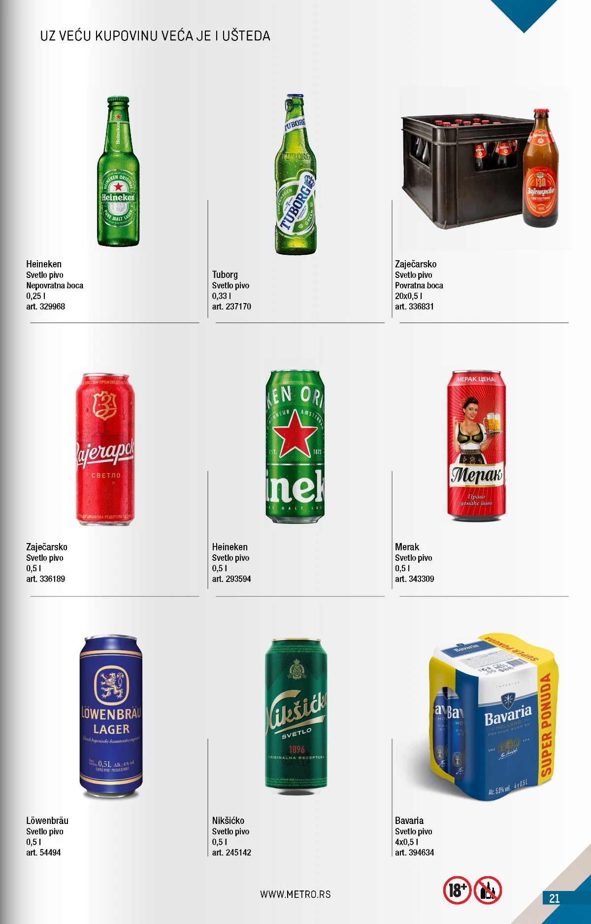 Metro katalog akcija strana 21 – važi od 1.8. do 31.8.2026.