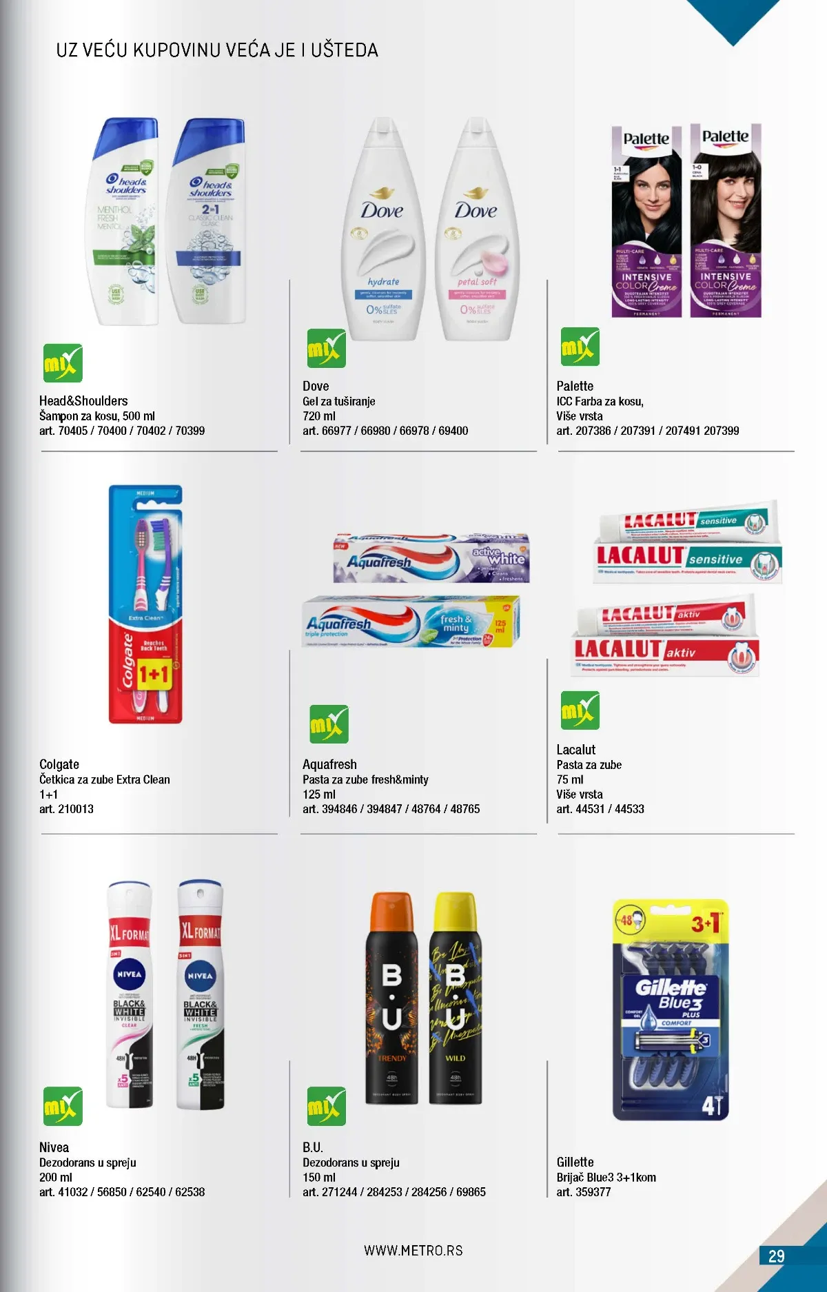 Metro katalog akcija strana 29 – važi od 1.9. do 30.9.2026.