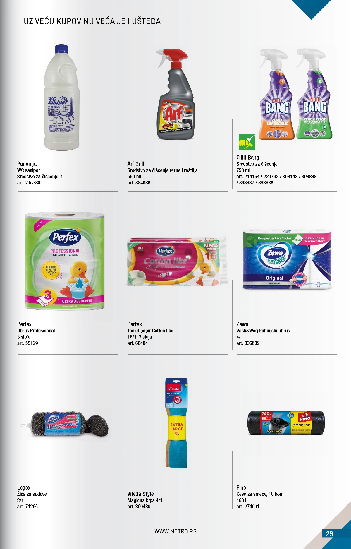 Metro katalog akcija strana 29 – važi od 1.8. do 31.8.2026.