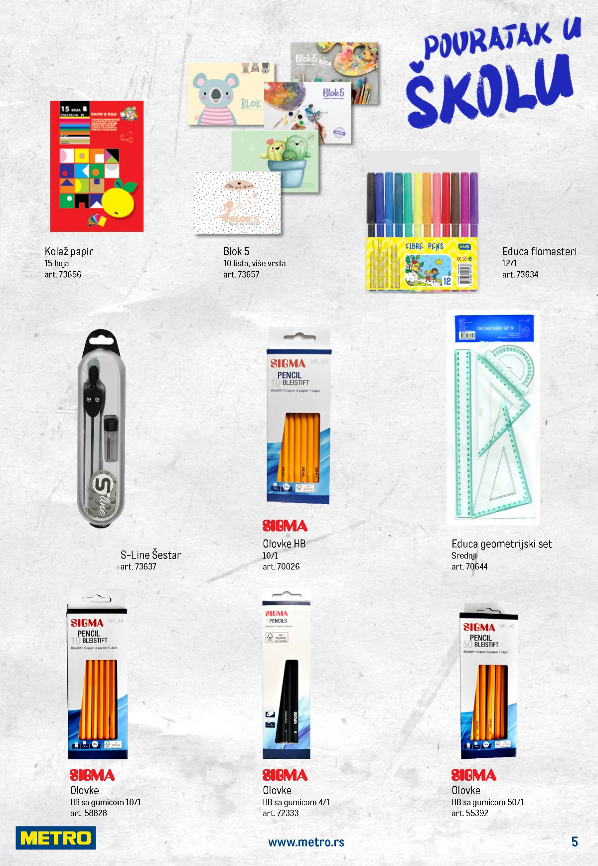 Metro katalog akcija strana 5 – važi od 7.8. do 7.9.2026.