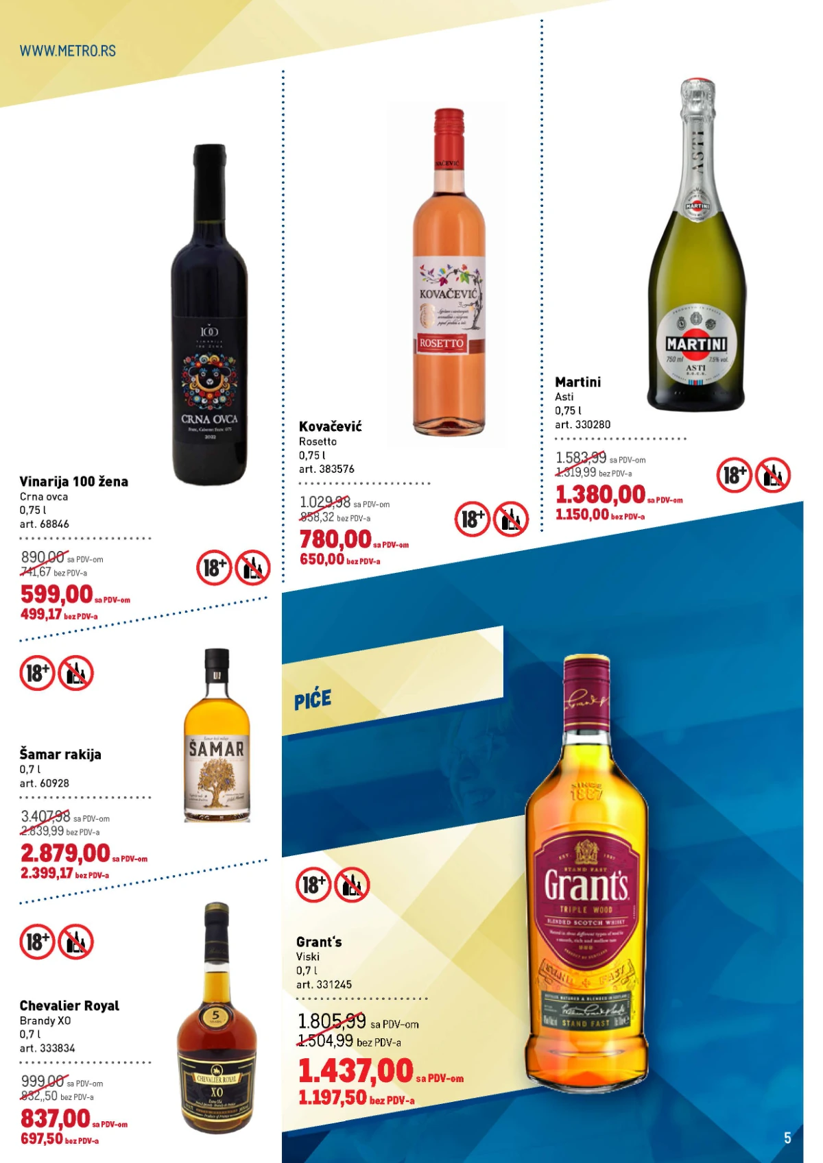 Metro katalog akcija strana 5 – važi od 20.8. do 2.9.2026.
