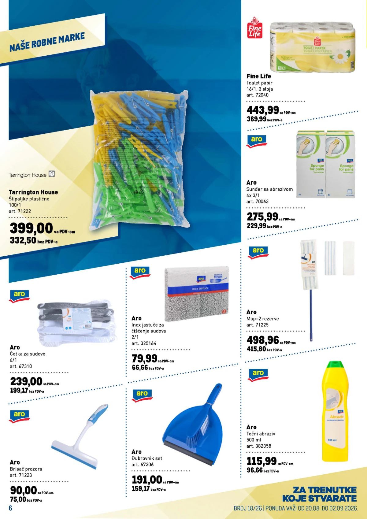 Metro katalog akcija strana 6 – važi od 20.8. do 2.9.2026.