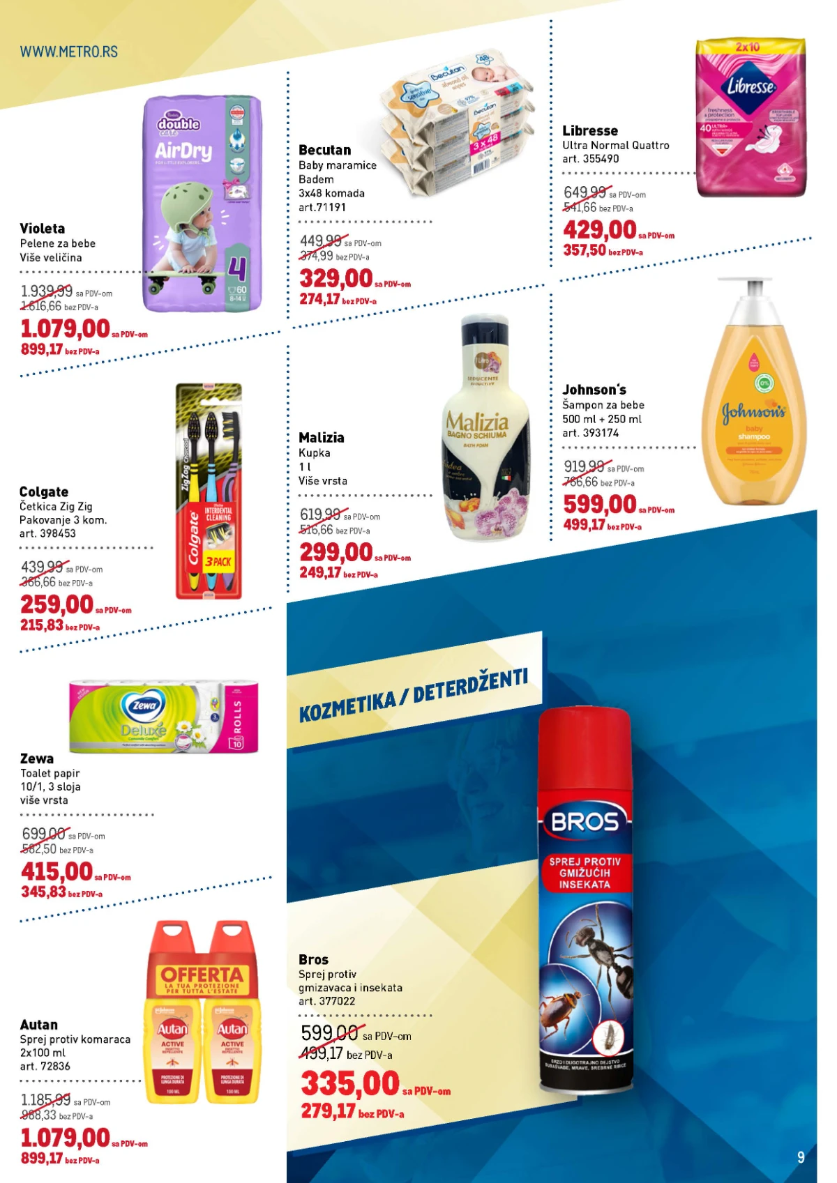 Metro katalog akcija strana 9 – važi od 20.8. do 2.9.2026.