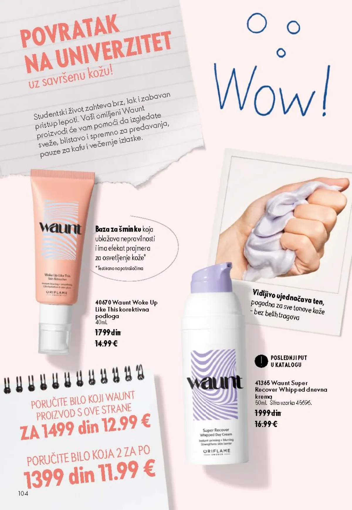 Oriflame katalog akcija strana 104 – važi od 26.8. do 15.9.2026.