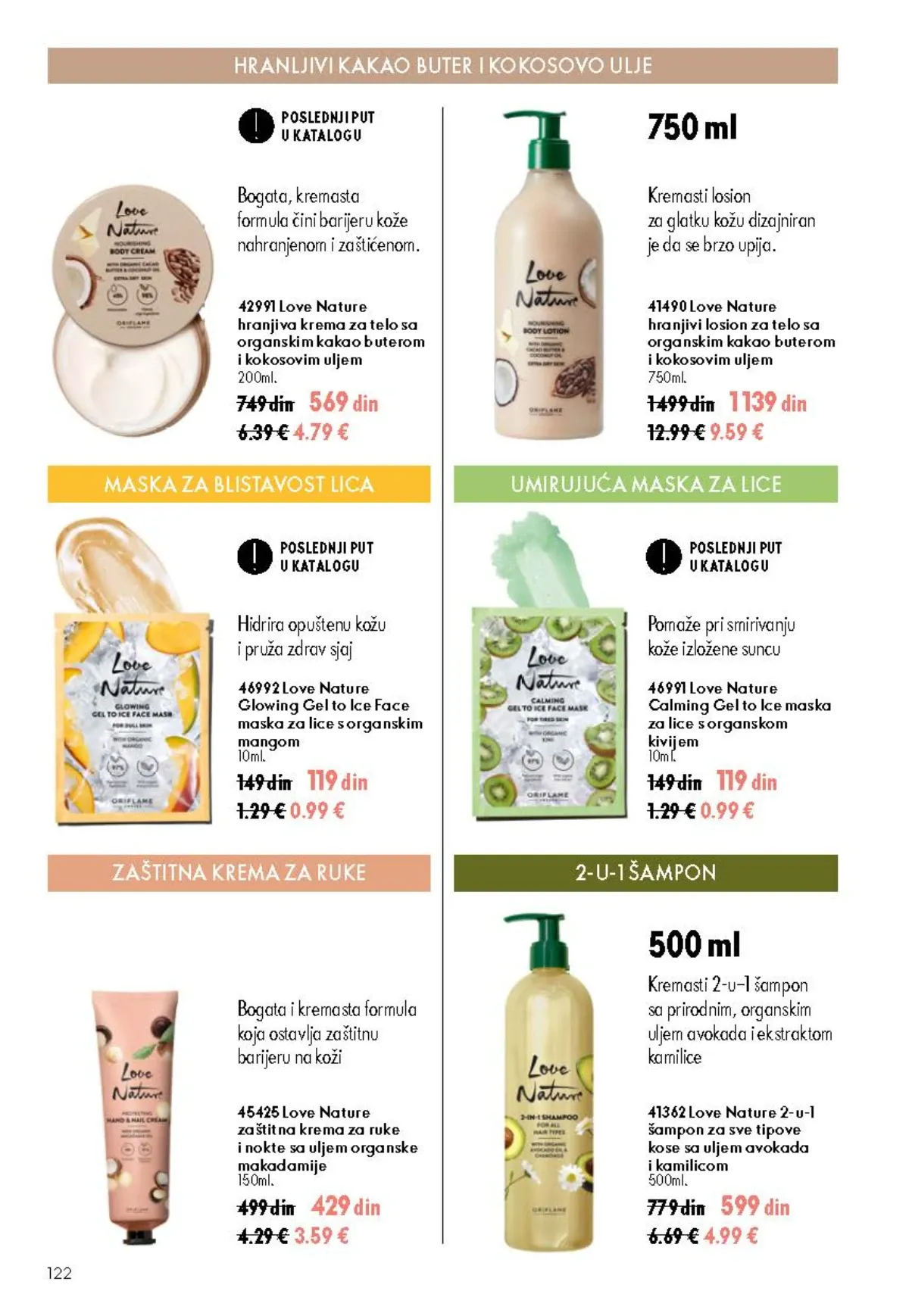 Oriflame katalog akcija strana 122 – važi od 26.8. do 15.9.2026.