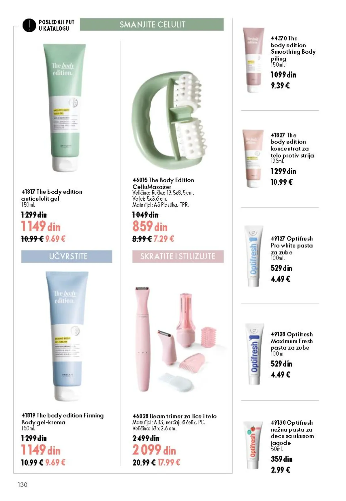 Oriflame katalog akcija strana 130 – važi od 26.8. do 15.9.2026.