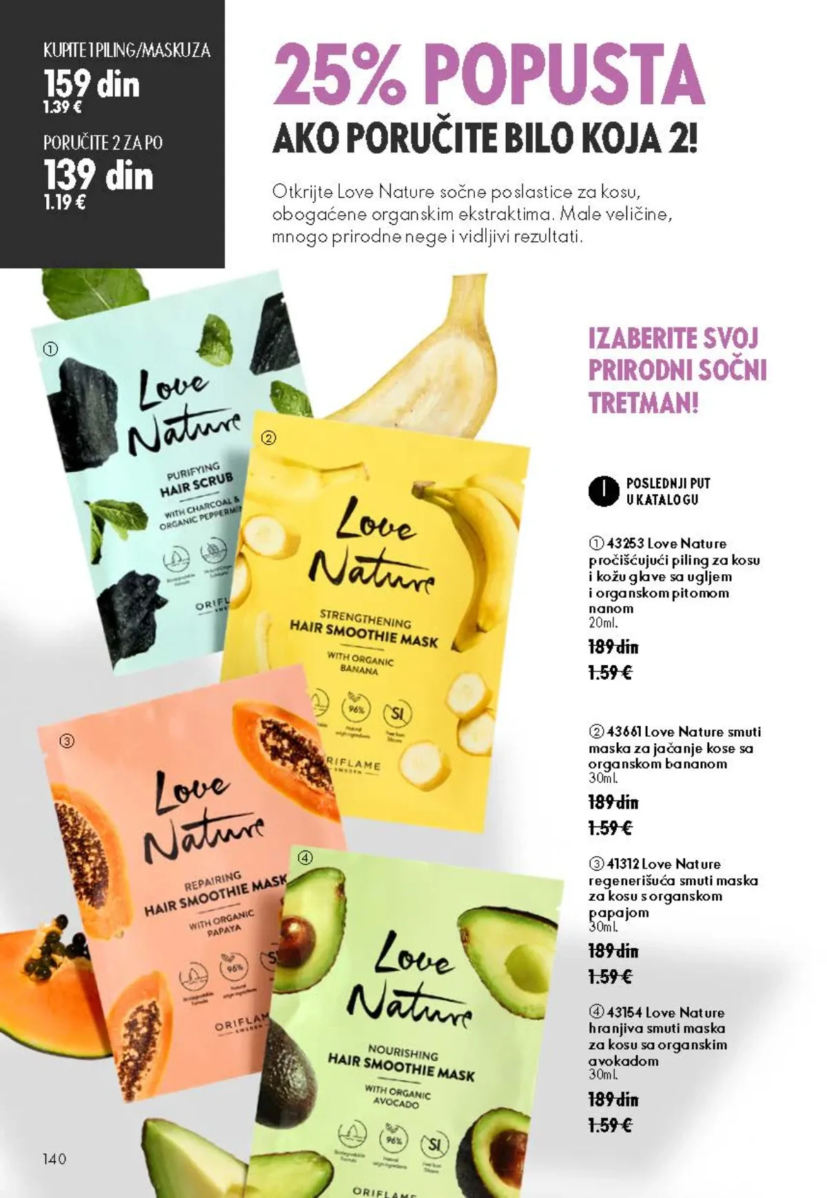 Oriflame katalog akcija strana 140 – važi od 26.8. do 15.9.2026.