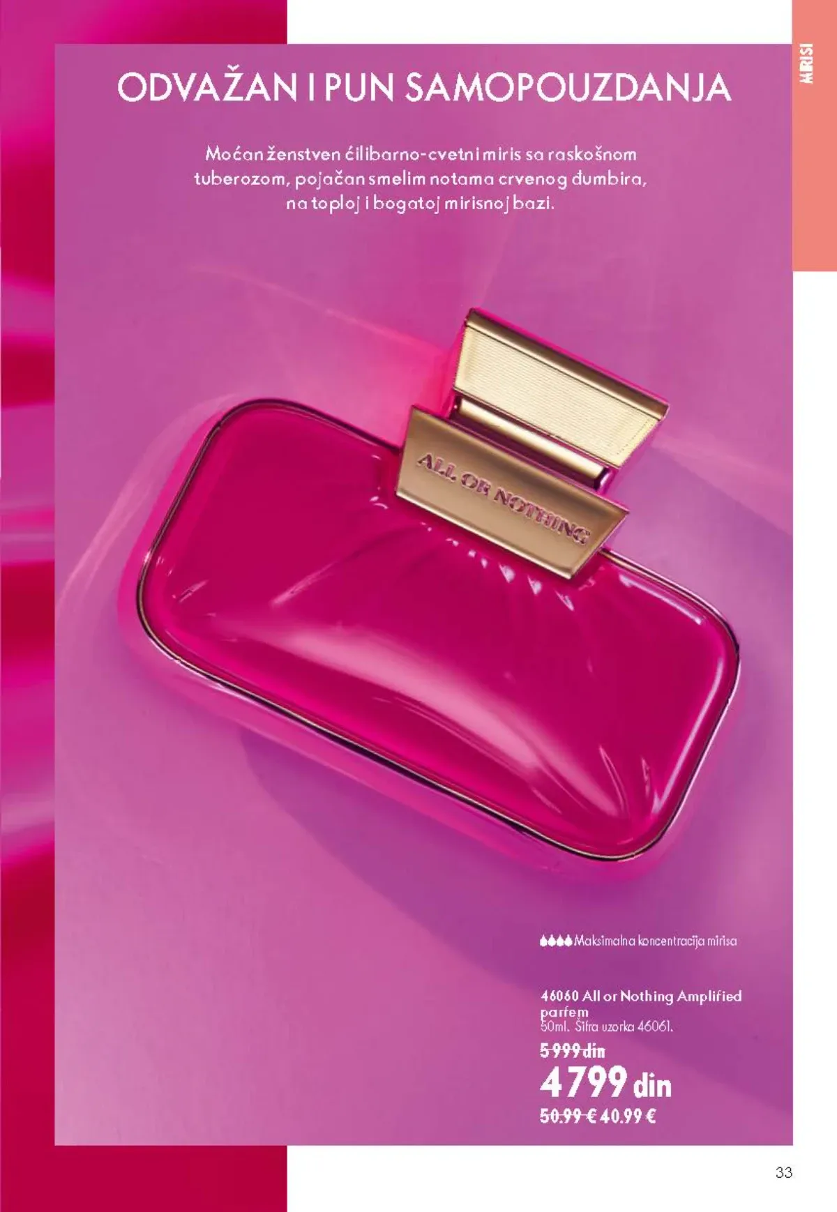 Oriflame katalog akcija strana 33 – važi od 26.8. do 15.9.2026.