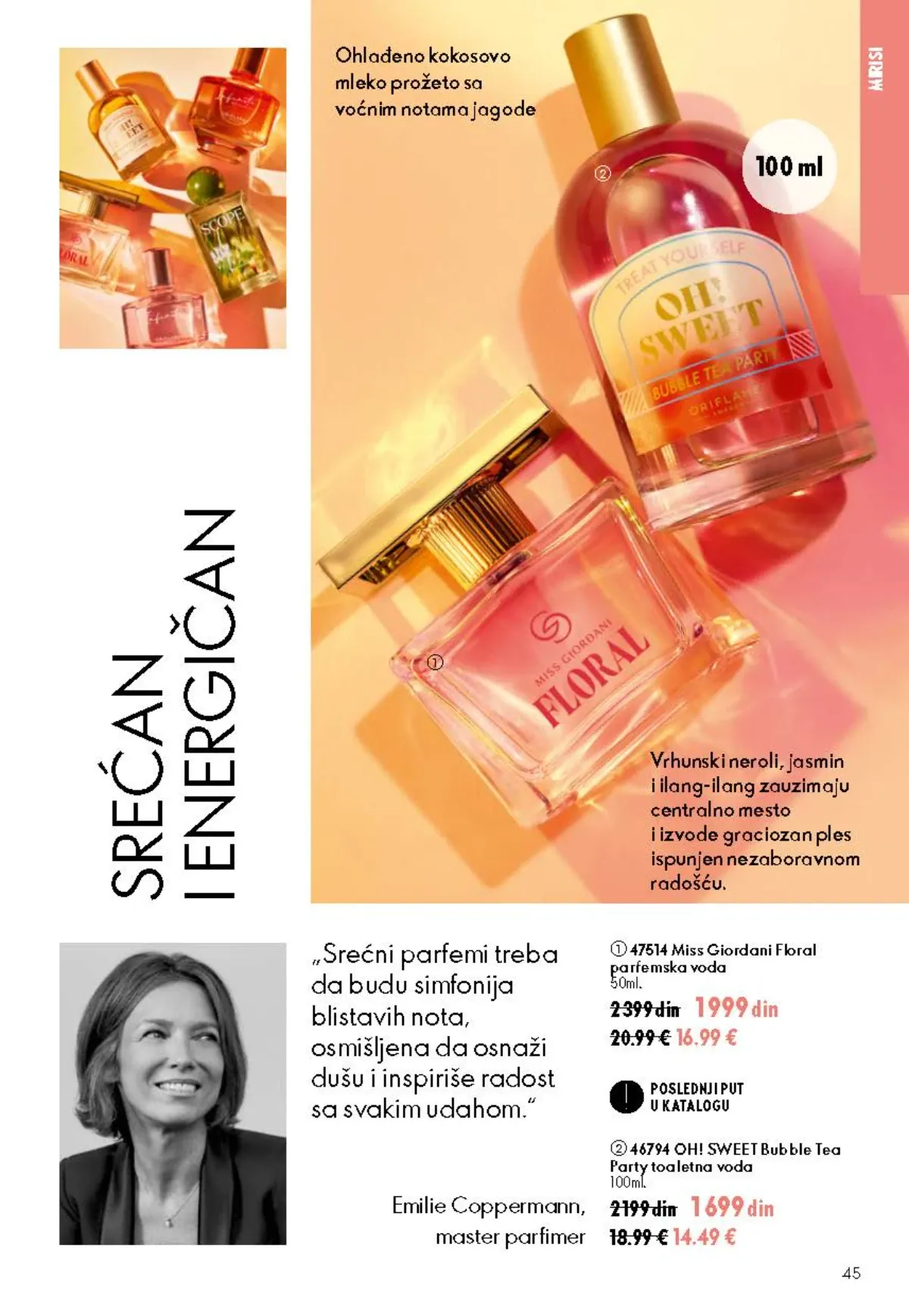 Oriflame katalog akcija strana 45 – važi od 26.8. do 15.9.2026.