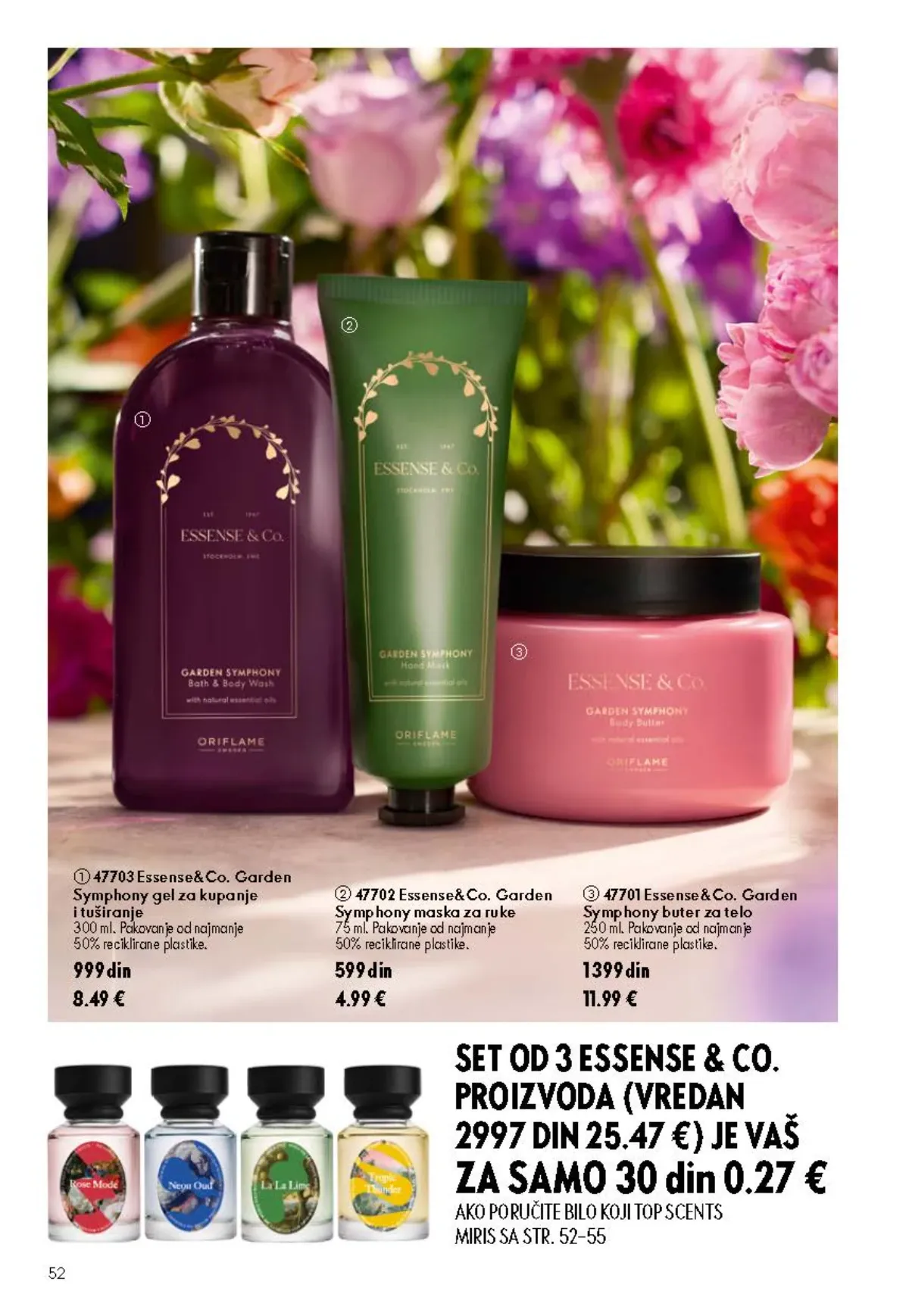 Oriflame katalog akcija strana 52 – važi od 26.8. do 15.9.2026.