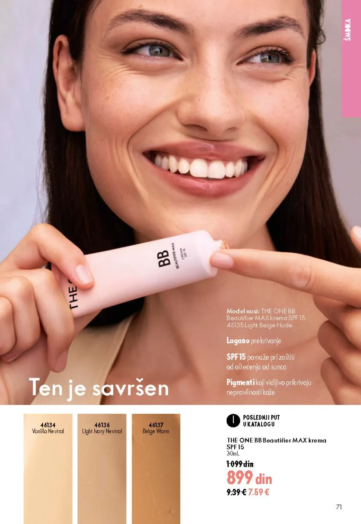 Oriflame katalog akcija strana 71 – važi od 26.8. do 15.9.2026.