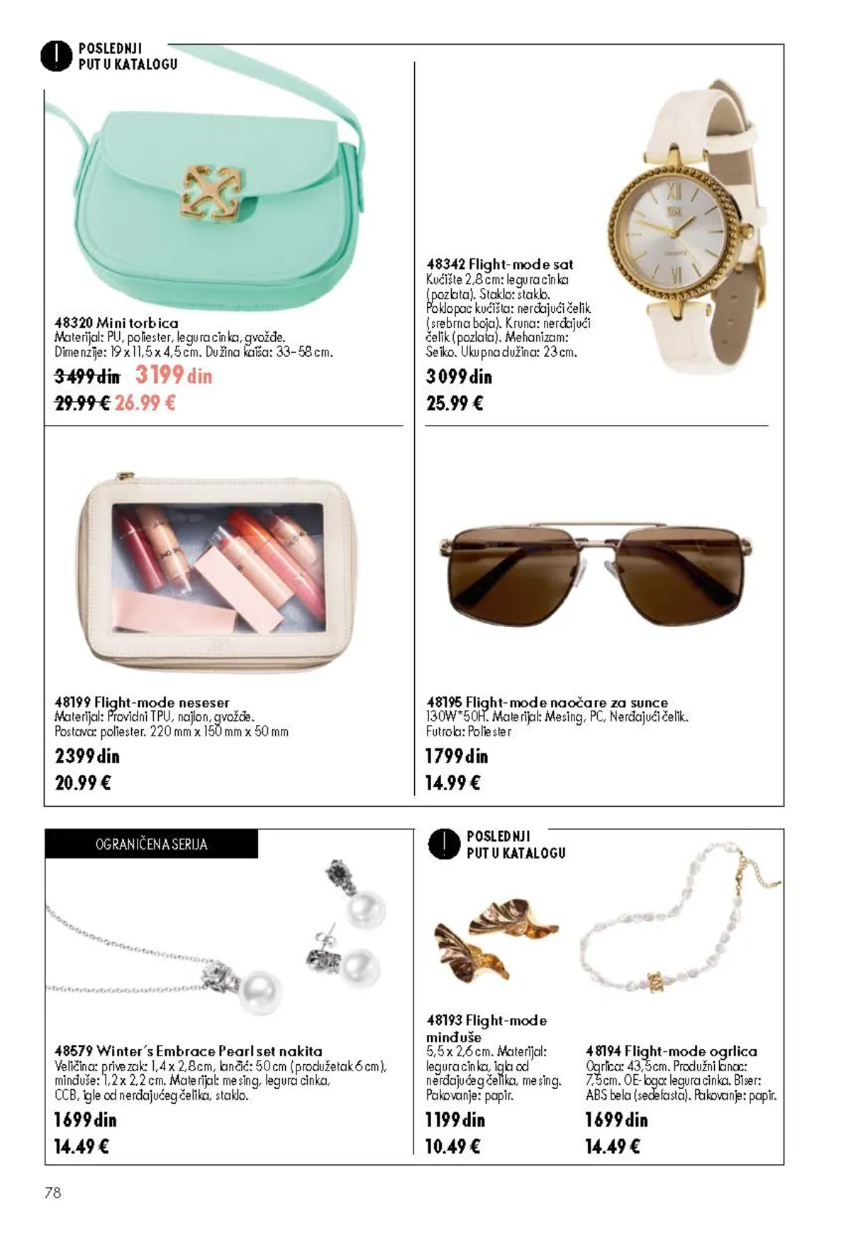 Oriflame katalog akcija strana 78 – važi od 26.8. do 15.9.2026.