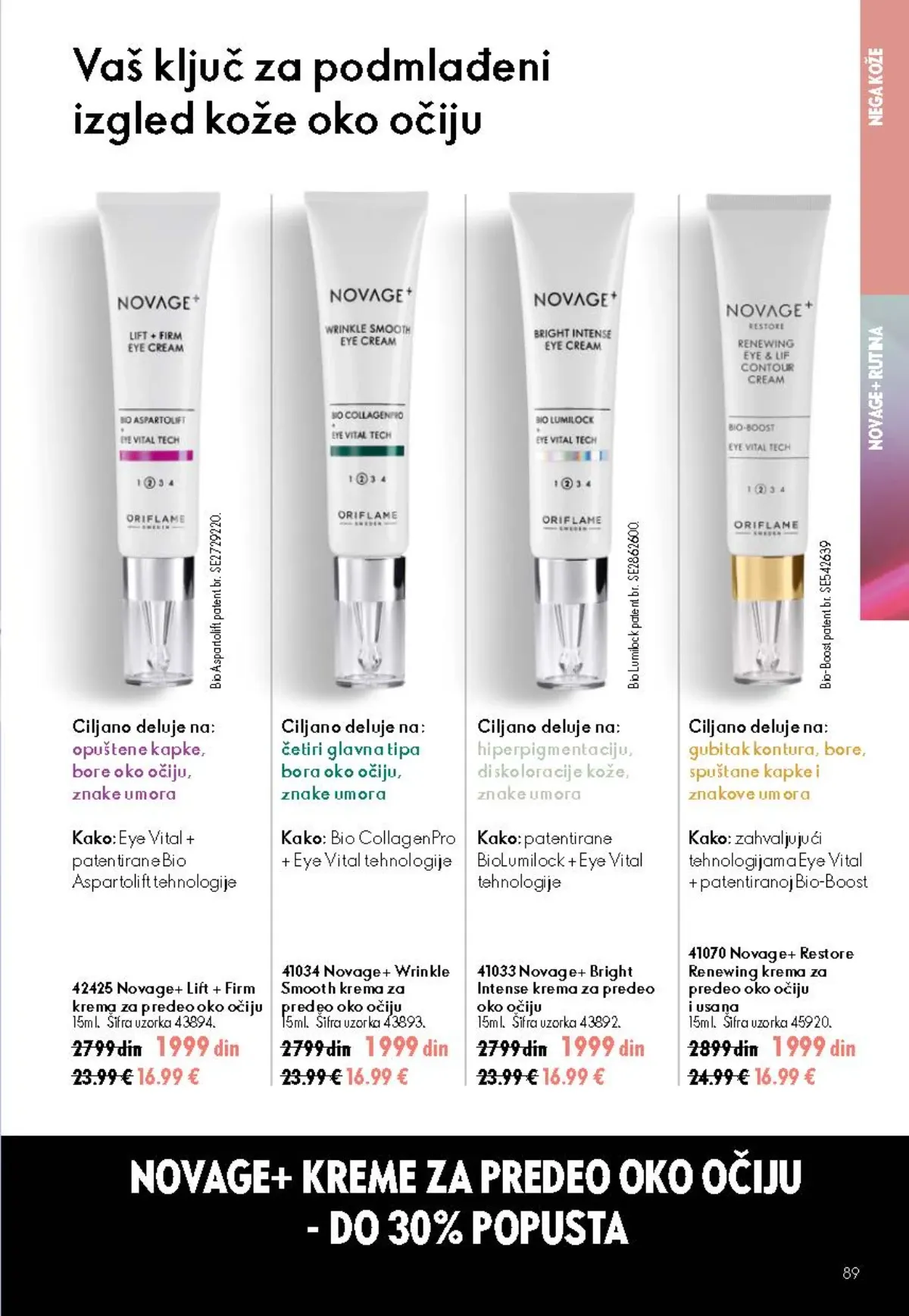 Oriflame katalog akcija strana 89 – važi od 26.8. do 15.9.2026.