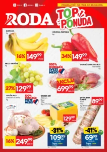 Roda katalog akcija strana 1 – važi od 27.8. do 30.8.2026.