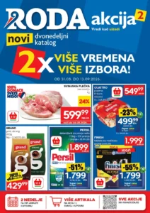 Roda katalog akcija strana 1 – važi od 31.8. do 13.9.2026.