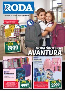 Roda katalog akcija strana 1 – važi od 14.8. do 13.9.2026.