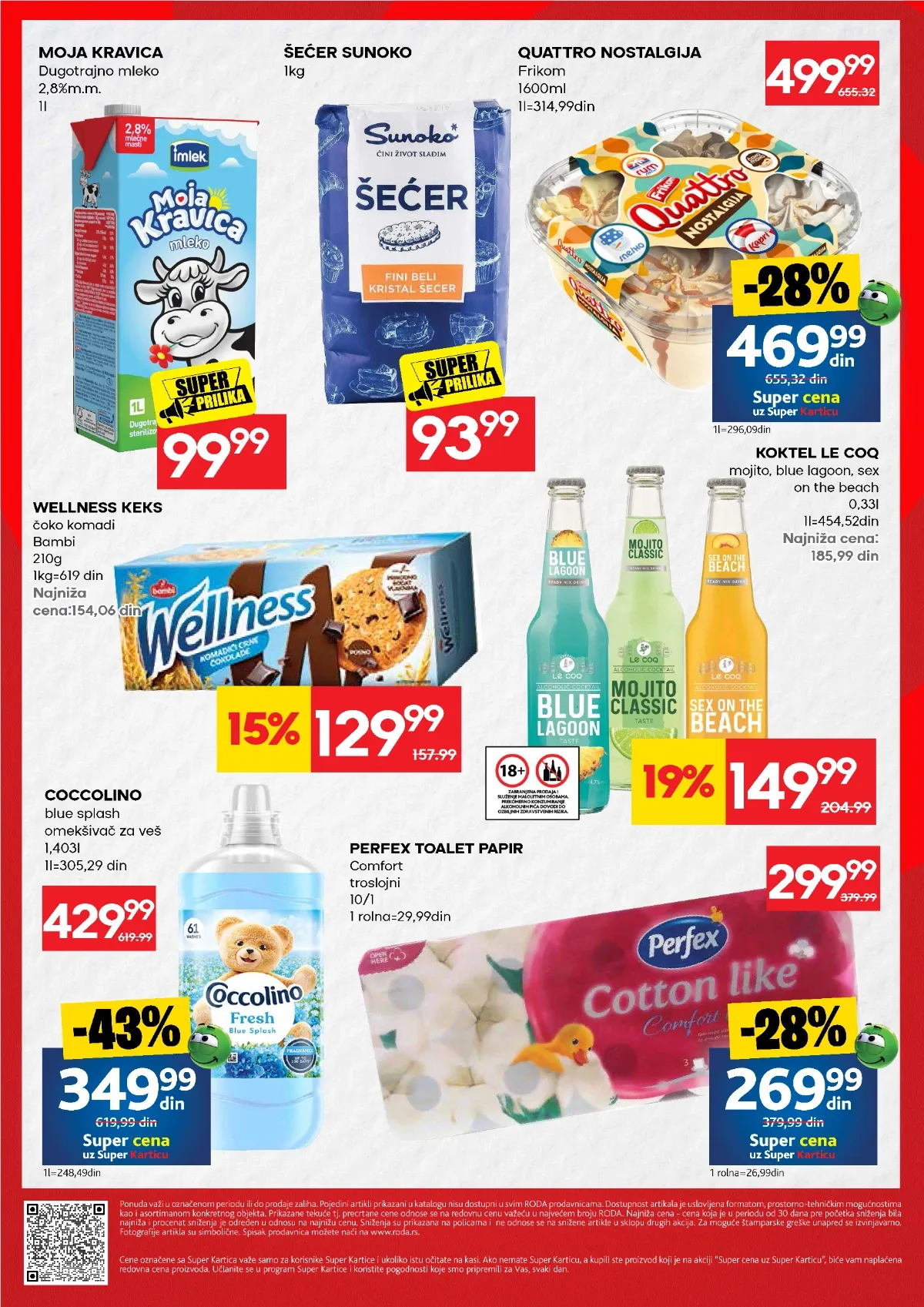 Roda katalog akcija strana 2 – važi od 27.8. do 30.8.2026.