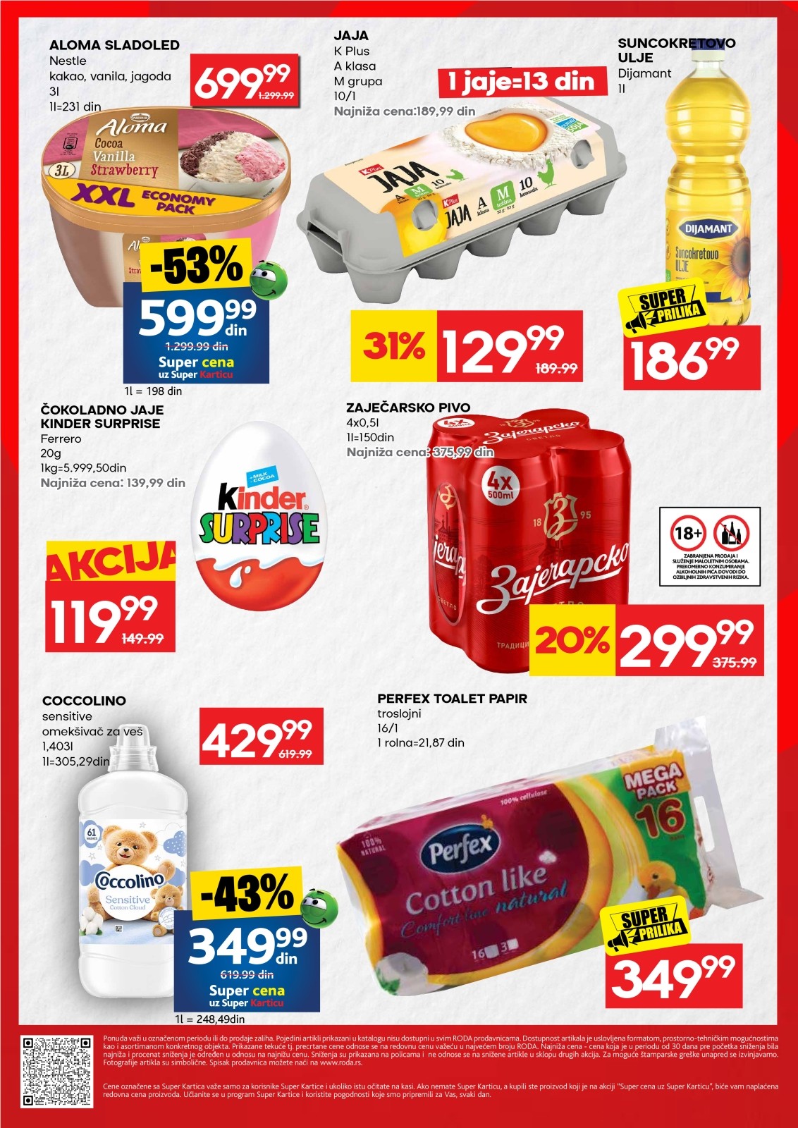 Roda katalog akcija strana 2 – važi od 20.8. do 23.8.2026.
